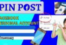 How to PIN a post on Facebook and unpin