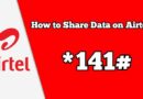 How to share Data on Airtel