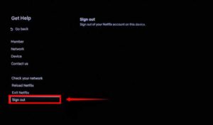 How to log out of Netflix on TV