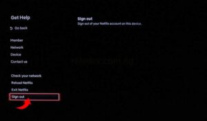 how to sign out of netflix on roku