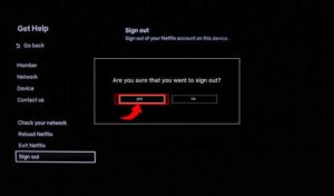 how to sign out of netflix on roku
