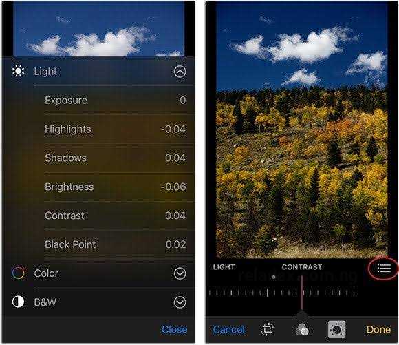 How to edit pictures on iPhone