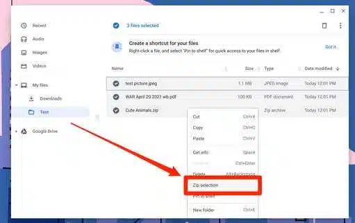 4 different ways: How to create a zip file 5 iMarkup 20240327 095712