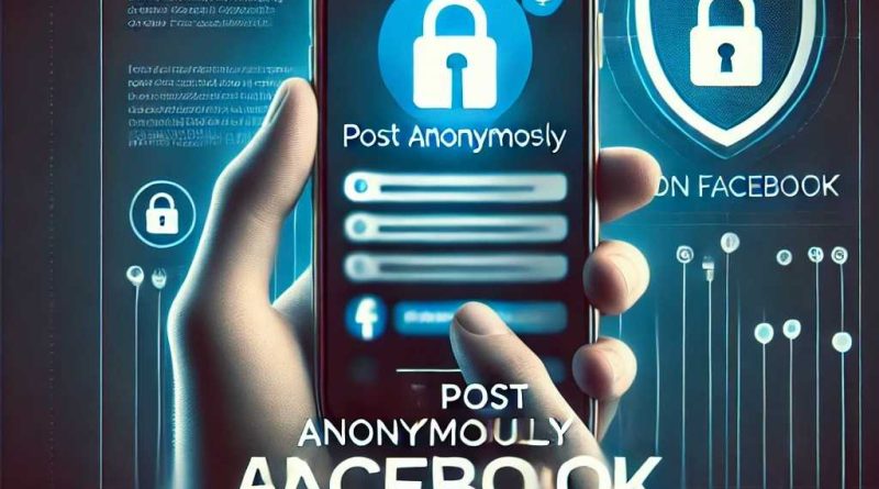 How to Post Anonymously on Facebook